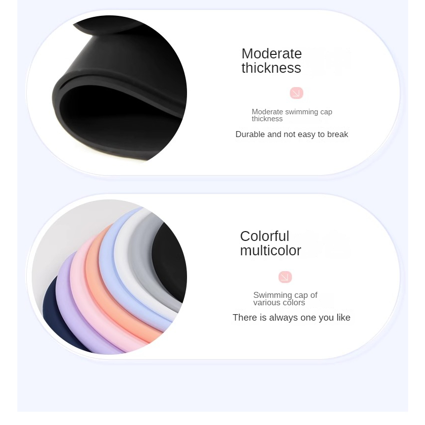 Mũ Bơi Silicone Chống Thấm Nước Bảo Vệ Tai Tiện Dụng Cho Nam Và Nữ | BigBuy360 - bigbuy360.vn