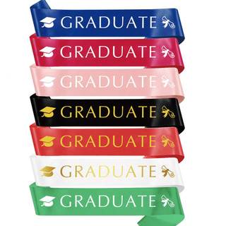 [Thiết kế mới] Đồ dùng tiệc tốt nghiệp Sash Graduate