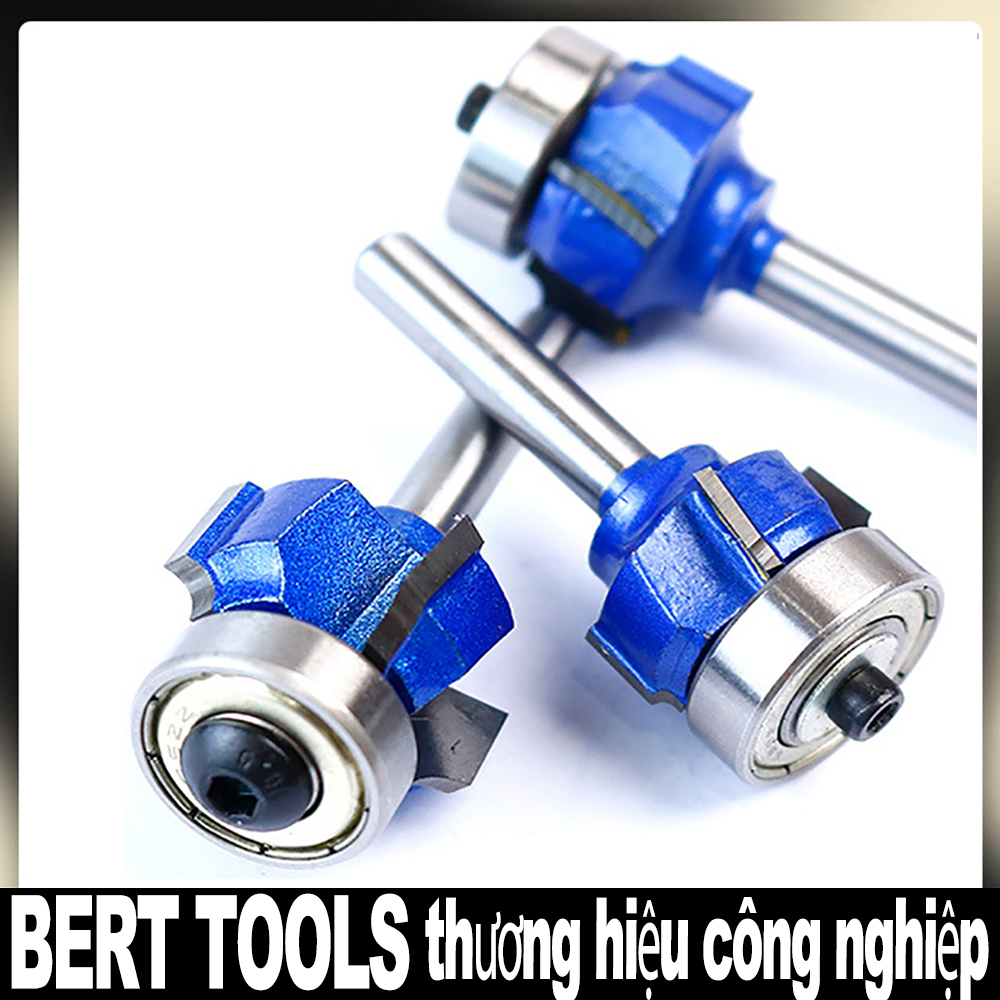 BERT🇻🇳｜Mũi Phay Gỗ mũi phay gỗ soi gỗ 1/4 inch Dao cắt hạt tạo cạnh