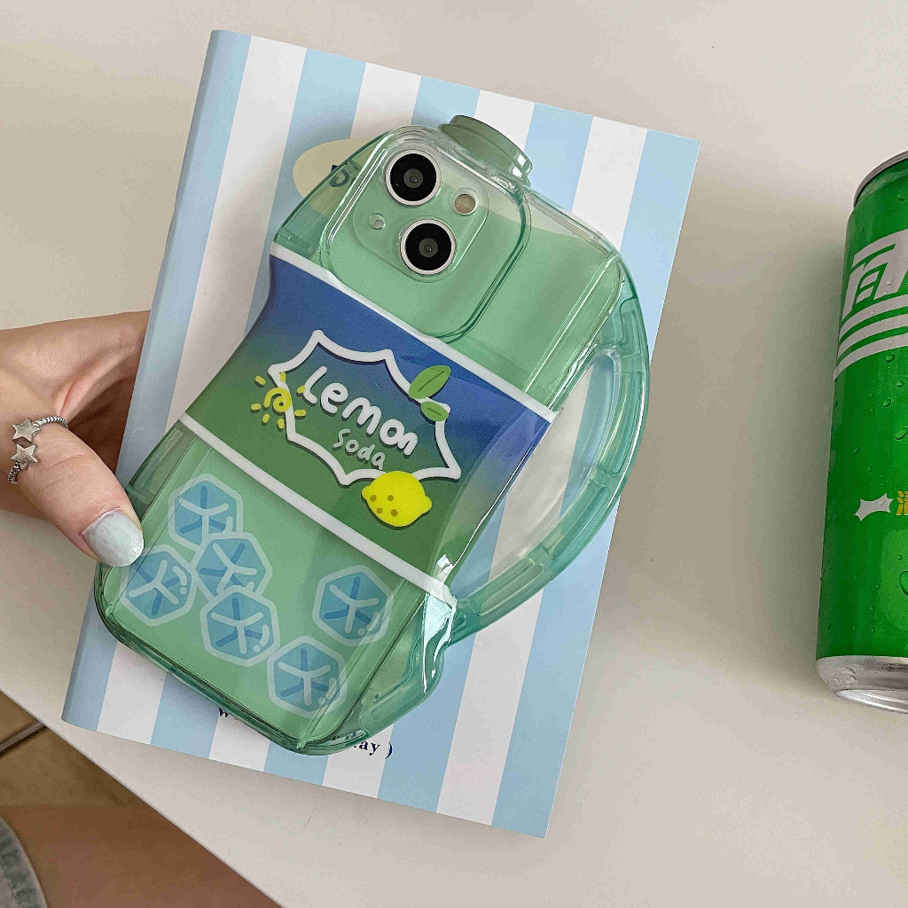 Ốp Điện Thoại imd In Hình Chai Nước Uống Cho iphone15pro max 12pro max 13 14pro