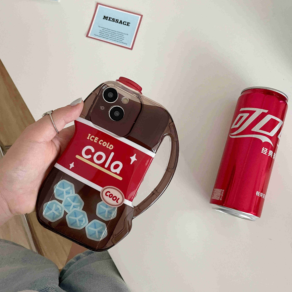 Ốp Điện Thoại imd In Hình Chai Nước Uống Cho iphone15pro max 12pro max 13 14pro