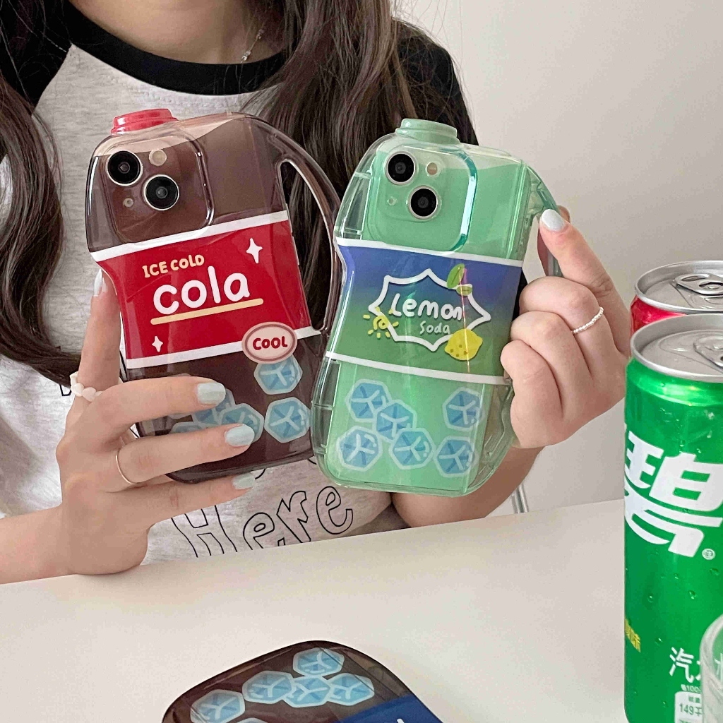 Ốp Điện Thoại imd In Hình Chai Nước Uống Cho iphone15pro max 12pro max 13 14pro