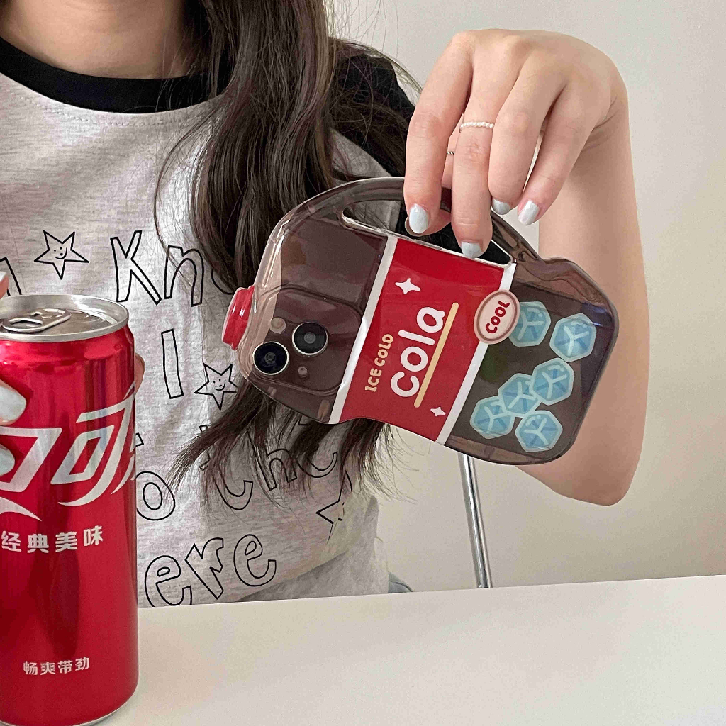 Ốp Điện Thoại imd In Hình Chai Nước Uống Cho iphone15pro max 12pro max 13 14pro