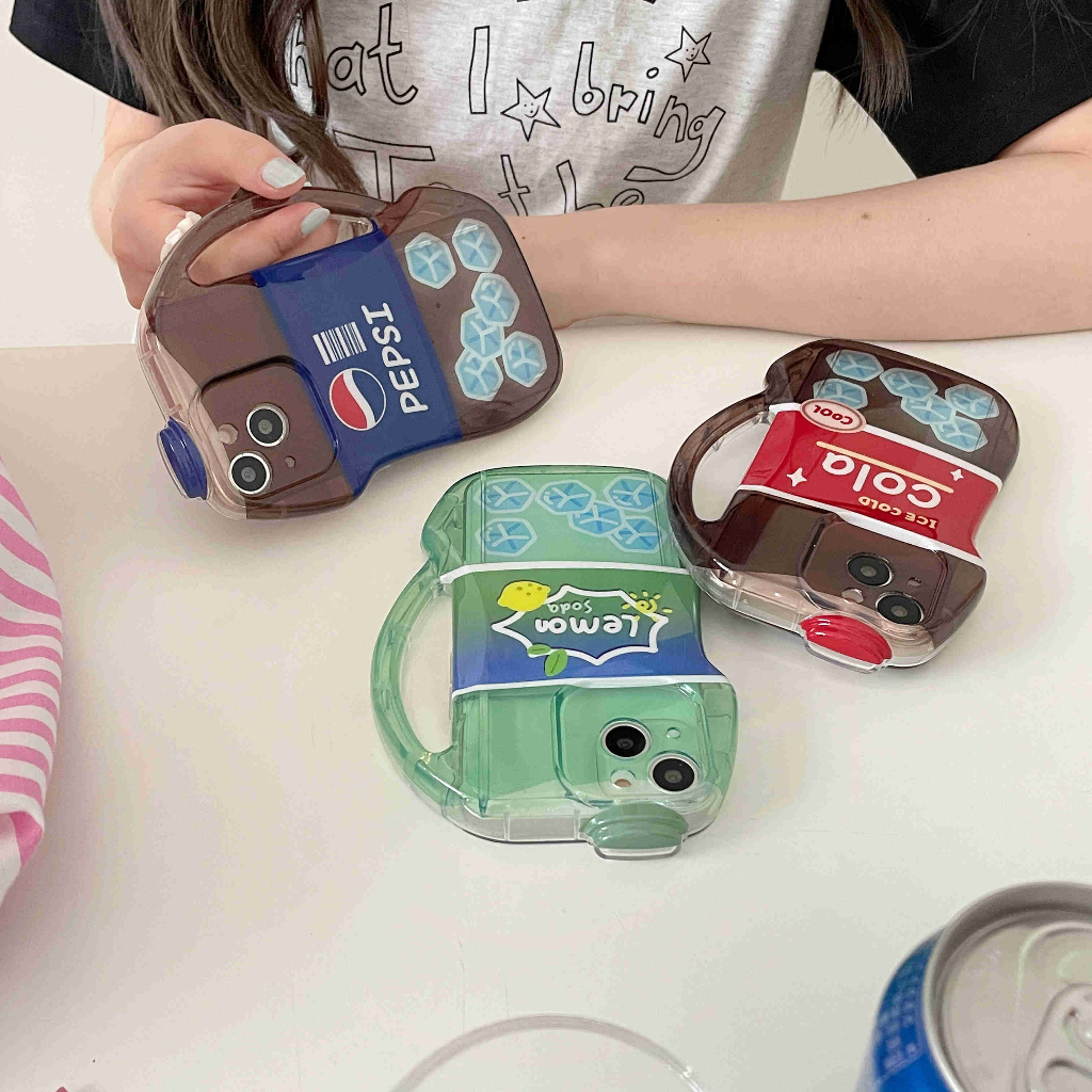 Ốp Điện Thoại imd In Hình Chai Nước Uống Cho iphone15pro max 12pro max 13 14pro