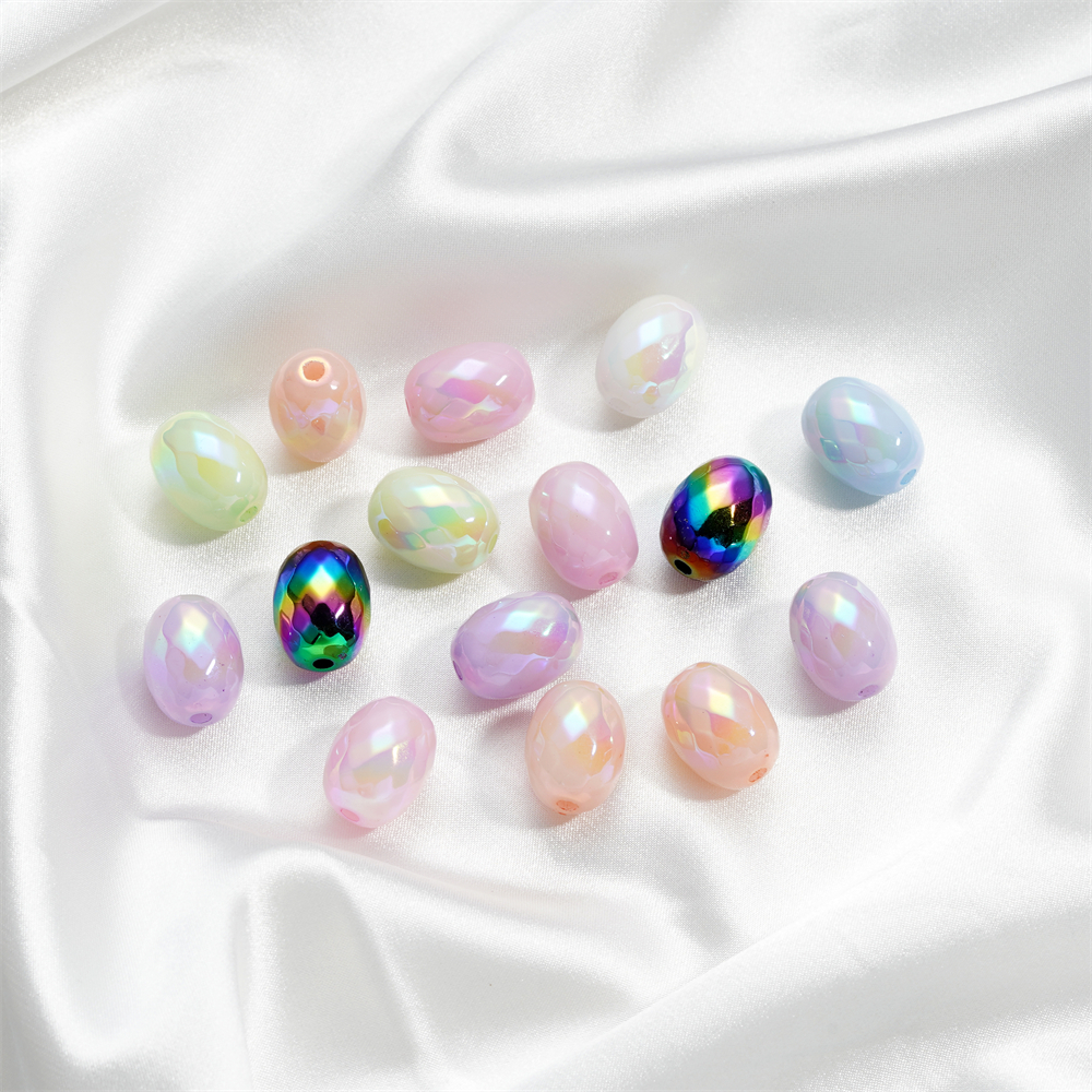 Set 4 Hạt Xỏ Lỗ 16mm Nhiều Màu Sắc Làm Trang Sức Thủ Công