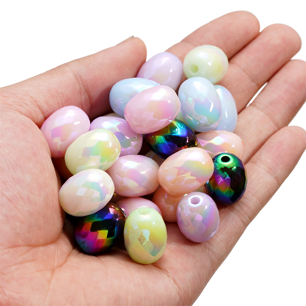 Set 4 Hạt Xỏ Lỗ 16mm Nhiều Màu Sắc Làm Trang Sức Thủ Công