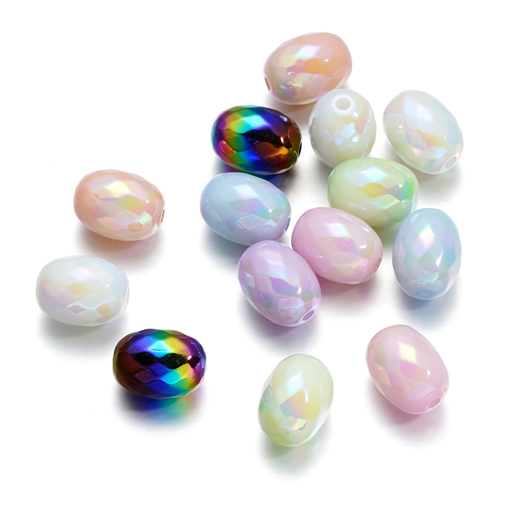 Set 4 Hạt Xỏ Lỗ 16mm Nhiều Màu Sắc Làm Trang Sức Thủ Công