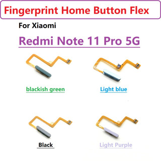 Dành cho xiaomi redmi note 11 pro 5g cảm biến vân tay chính hãng nút home phím cảm ứng id flex cáp linh kiện thay thế