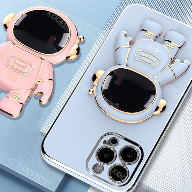 Ốp Điện Thoại Có Giá Đỡ Hình Phi Hành Gia Cho Realme C53 C55 Narzo N55 N53