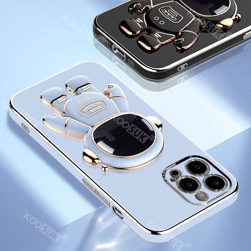 Ốp Điện Thoại Có Giá Đỡ Hình Phi Hành Gia Cho Realme C53 C55 Narzo N55 N53