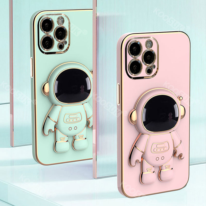 Ốp Điện Thoại Có Giá Đỡ Hình Phi Hành Gia Cho Realme C53 C55 Narzo N55 N53