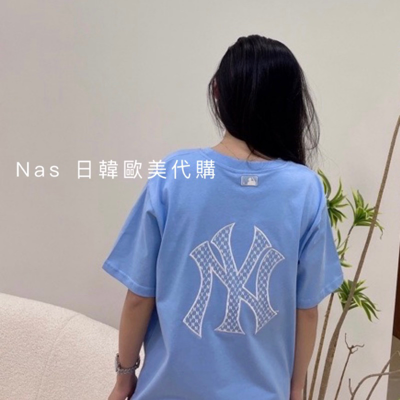 Áo Thun Tay Ngắn F49OY In Chữ MLB Yankees Thời Trang Cho Nam Và Nữ