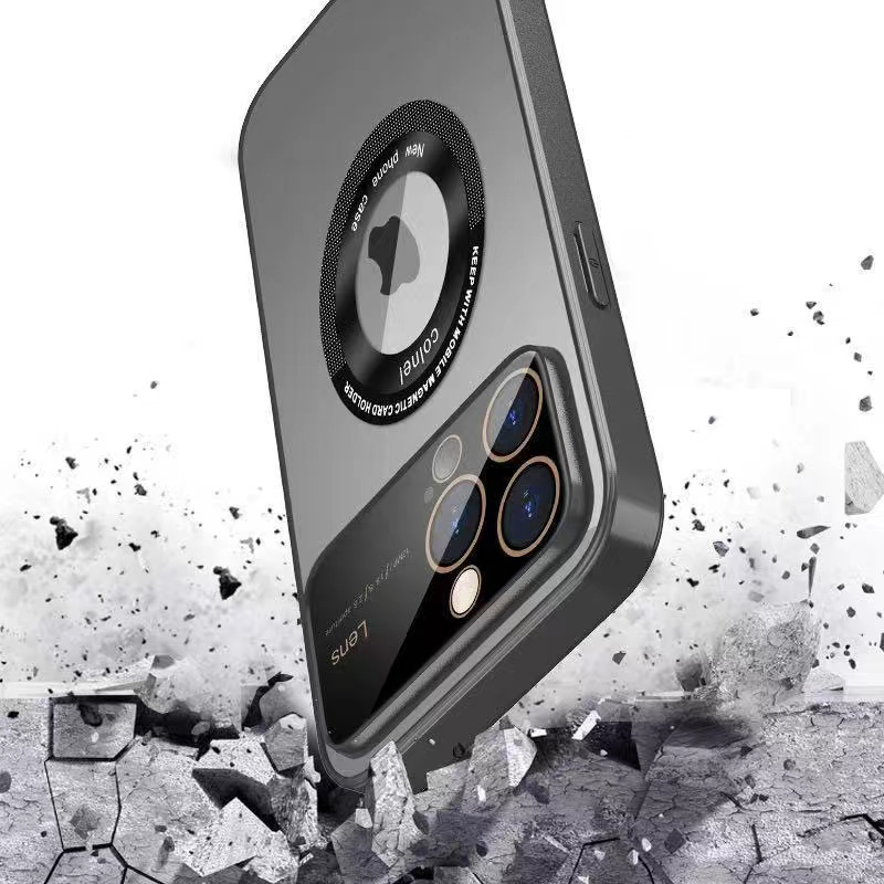 Ốp Điện Thoại Từ Tính Bảo Vệ Toàn Diện Chống Dấu Vân Tay Cho iPhone11Promax 14 13Pro 11 12 12Promax 14plus 11promax 13