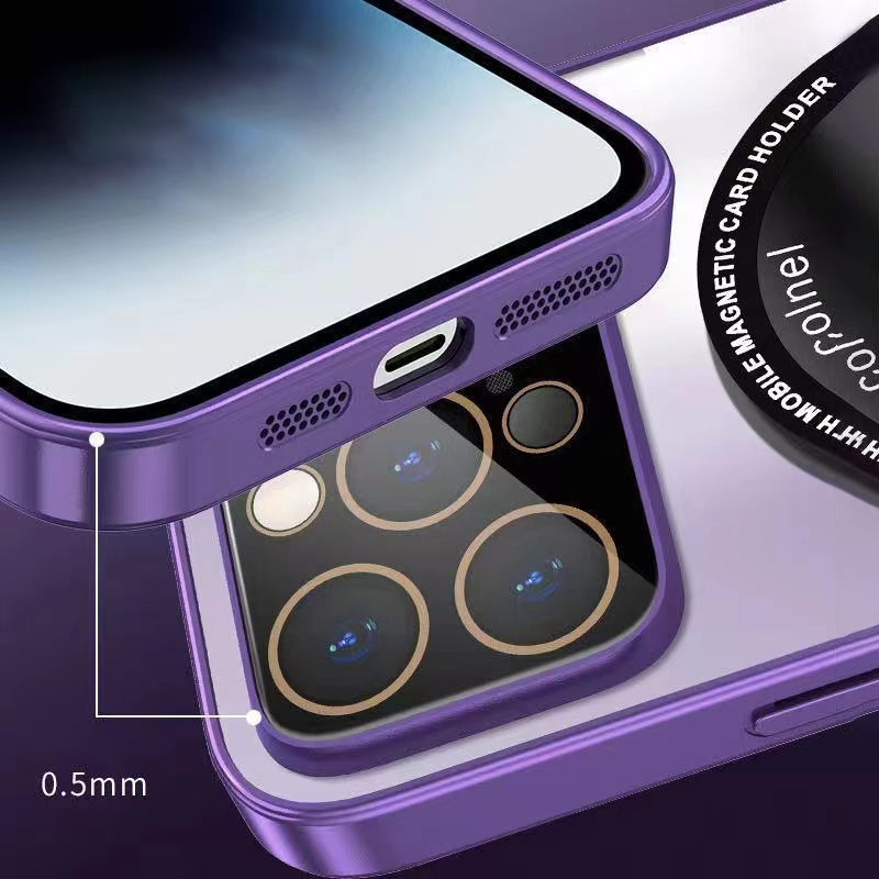 Ốp Điện Thoại Từ Tính Bảo Vệ Toàn Diện Chống Dấu Vân Tay Cho iPhone11Promax 14 13Pro 11 12 12Promax 14plus 11promax 13