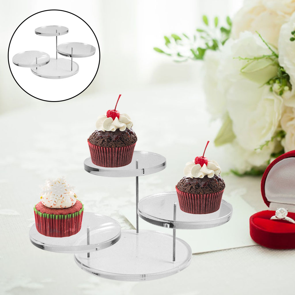 Giá đỡ trưng bày bánh cupcake Homyl hình tròn tiện dụng cho gia đình