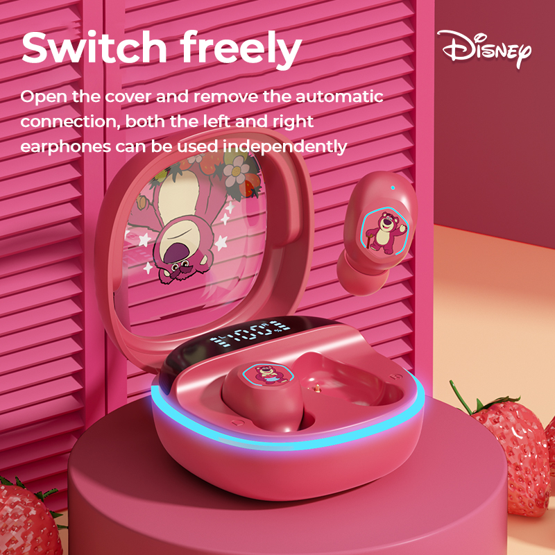 Tai Nghe Thể Thao Không Dây Bluetooth 5.3 Giảm Tiếng Ồn Thông Minh Có Màn Hình LED Disney M41