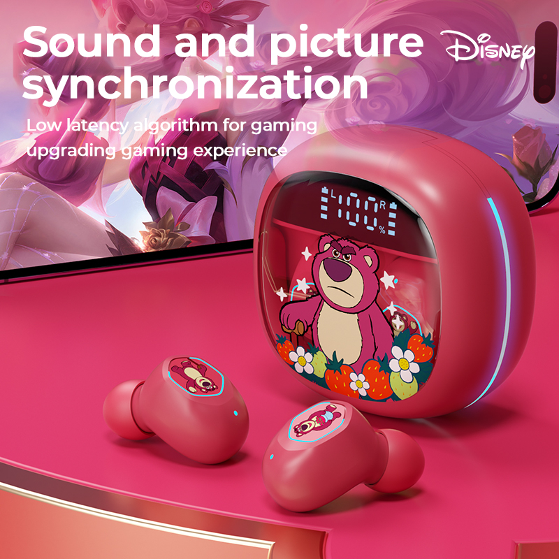 Tai Nghe Thể Thao Không Dây Bluetooth 5.3 Giảm Tiếng Ồn Thông Minh Có Màn Hình LED Disney M41