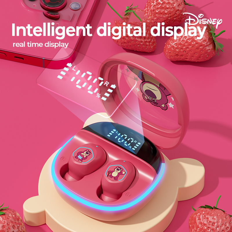 Tai Nghe Thể Thao Không Dây Bluetooth 5.3 Giảm Tiếng Ồn Thông Minh Có Màn Hình LED Disney M41
