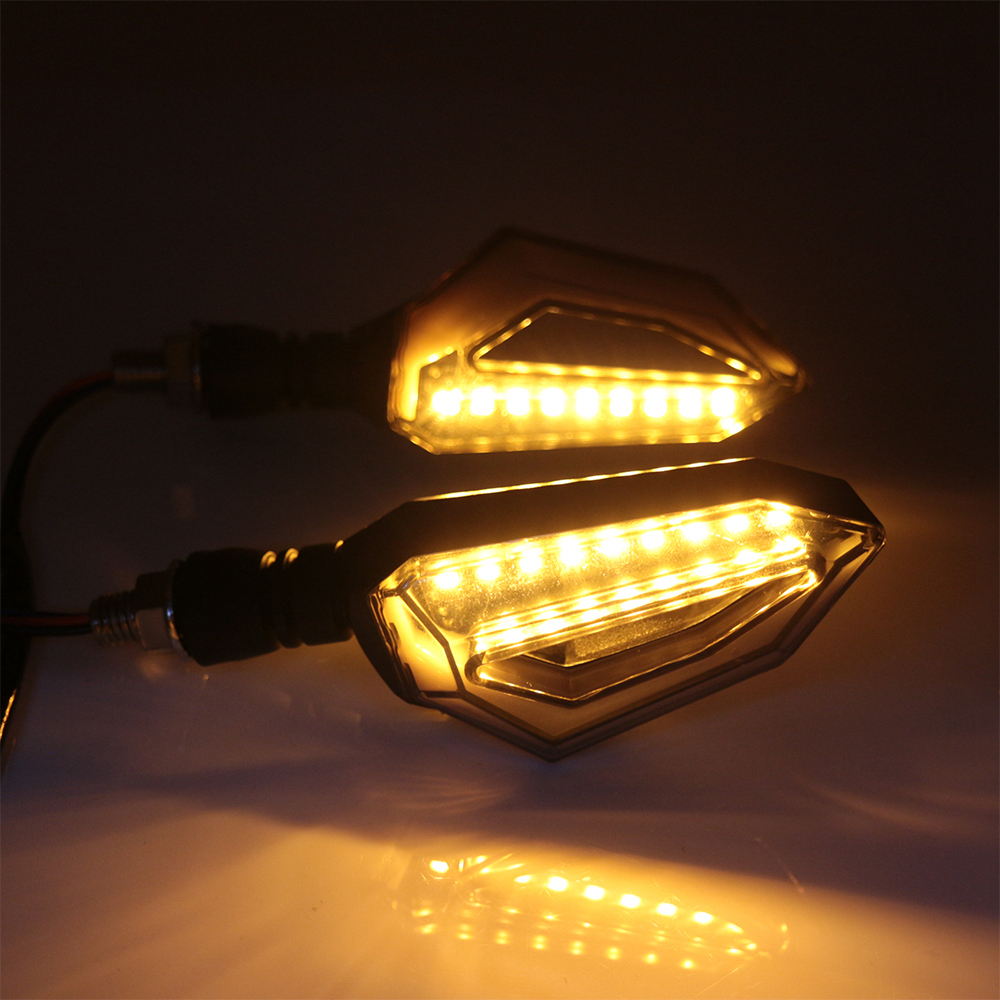 Đèn Xi Nhan 12 Bóng LED Cho Xe Harley Cruiser Honda Kawasaki BMW Yamaha