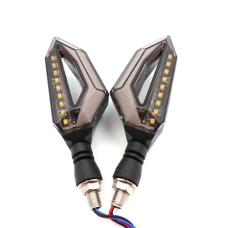 Đèn Xi Nhan 12 Bóng LED Cho Xe Harley Cruiser Honda Kawasaki BMW Yamaha