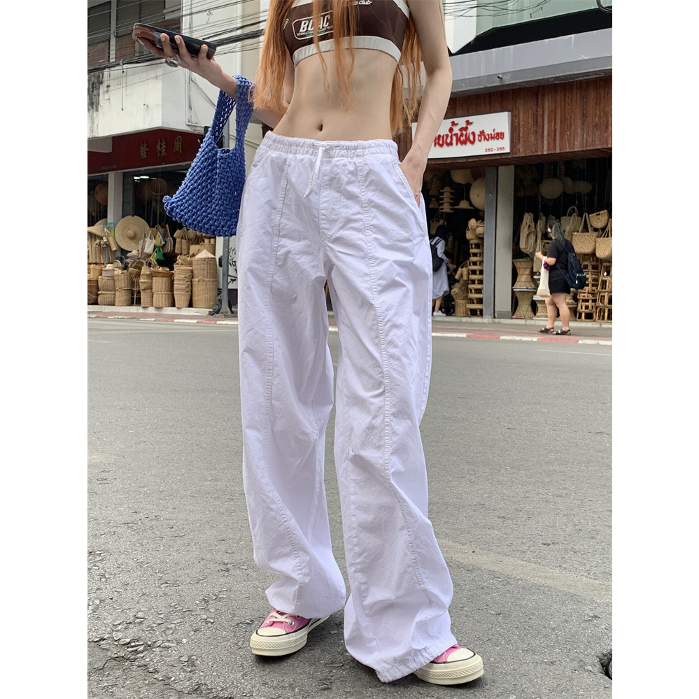 Quần Dài Dáng Rộng Thiết Kế Đơn Giản Thoải Mái Hợp Thời Trang