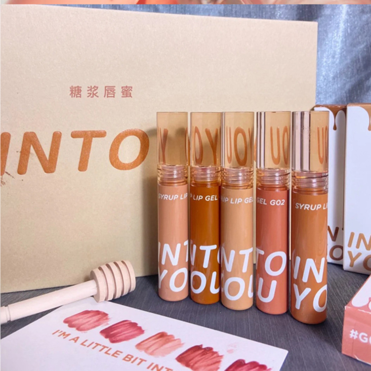 Into you moisturizing water luminous mirror lip glaze g02