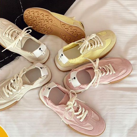 Giày Thể Thao Da Thời Trang Mùa Hè Dành Cho Nữ