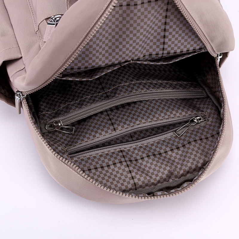 Ba Lô nylon Chống Thấm Nước Màu Sắc Đơn Giản