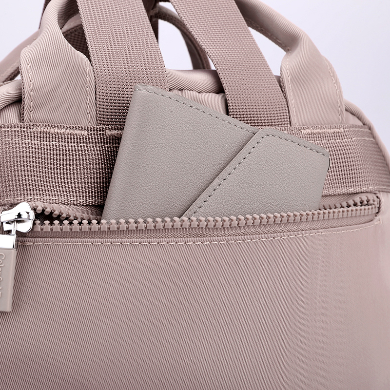 Ba Lô nylon Chống Thấm Nước Màu Sắc Đơn Giản