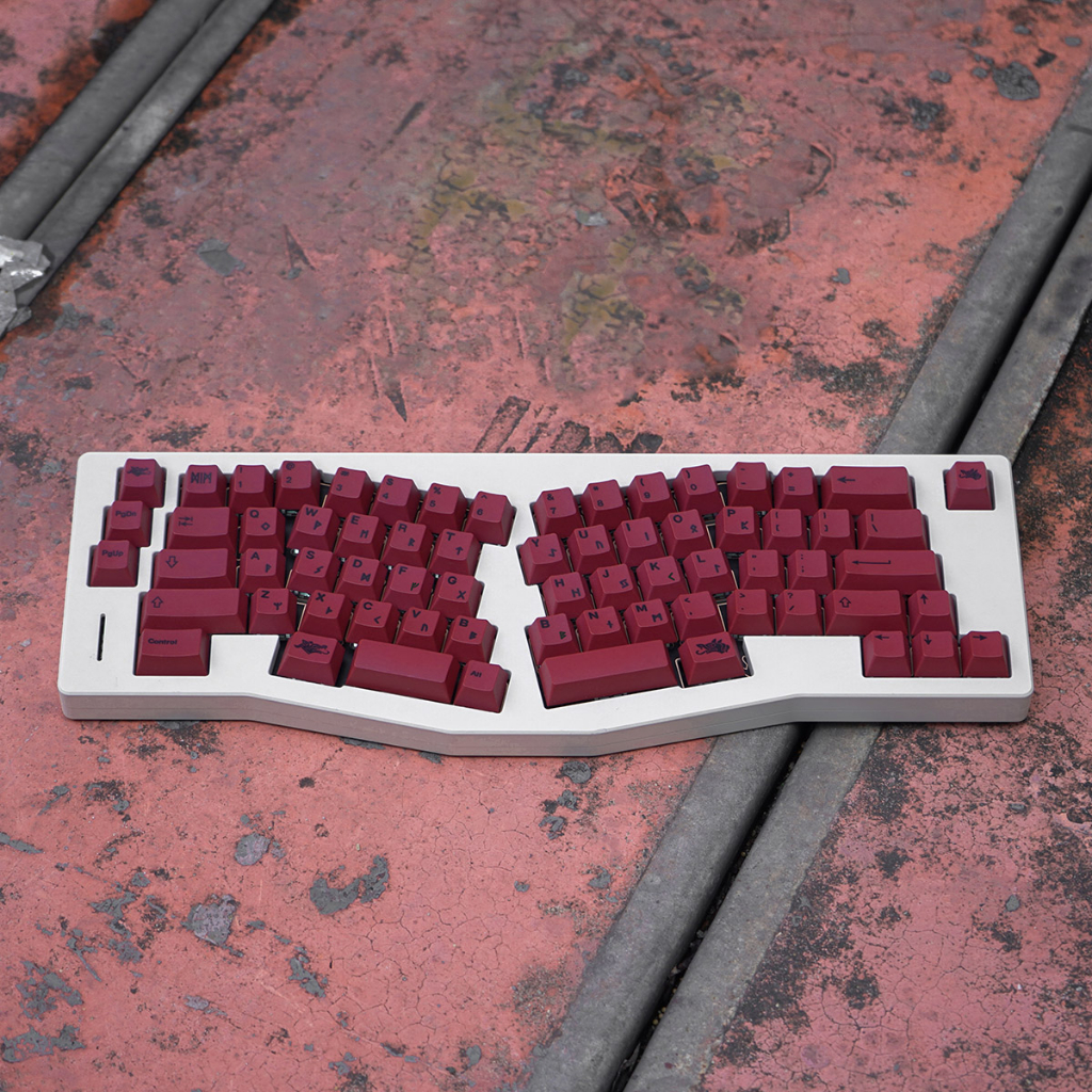 Nút Bàn Phím PBT Nhuộm Màu Đỏ Tùy Chỉnh Cho Phím Cherry Profile
