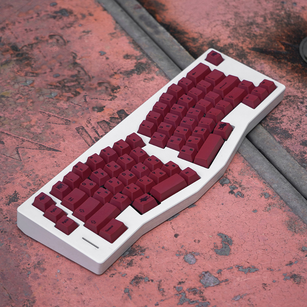 Nút Bàn Phím PBT Nhuộm Màu Đỏ Tùy Chỉnh Cho Phím Cherry Profile
