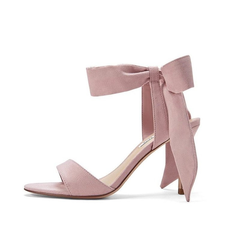 Giày Cao Gót Cột Dây Thời Trang Dành Cho Nữ Có Size Lớn
