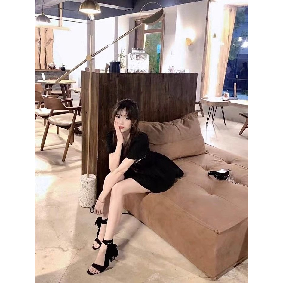 Giày Cao Gót Cột Dây Thời Trang Dành Cho Nữ Có Size Lớn