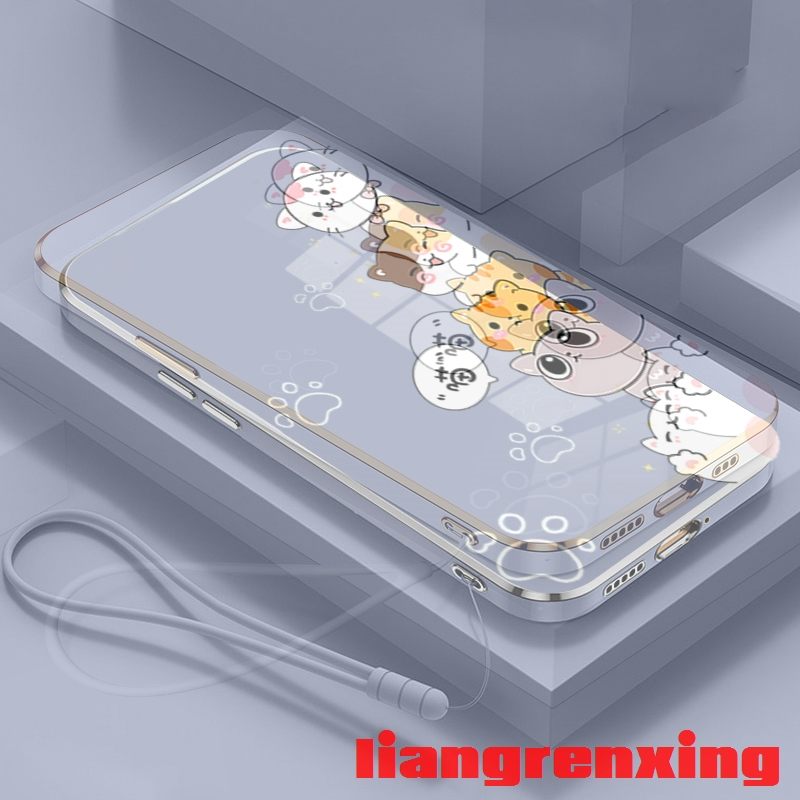Ốp lưng VIVO Y36 4g 2023 Ốp Điện Thoại Silicon Mềm In Hình Thú Hoạt Hình DDDZM01 Cho VIVO Y36 4g 2023 viền vuông cute