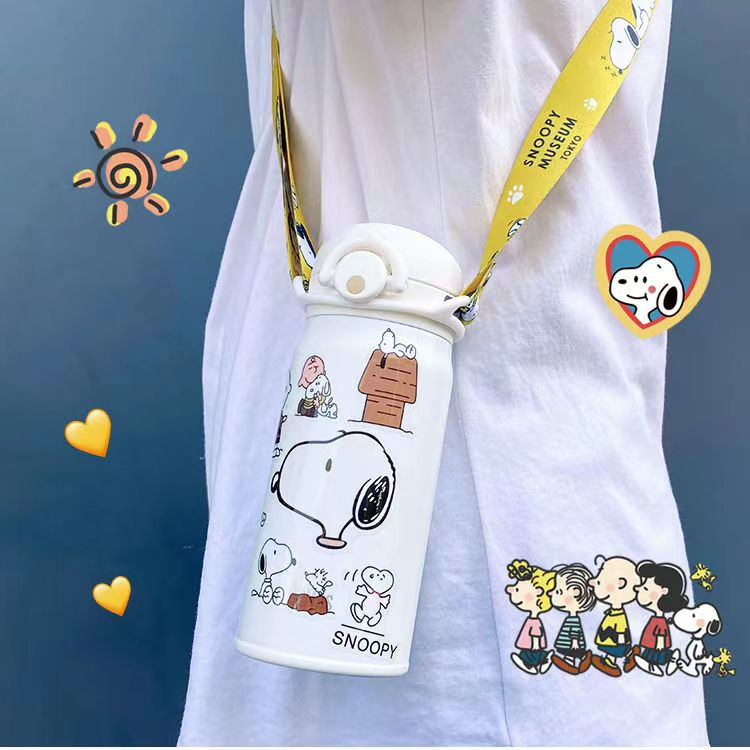 Cửa Hàng Cuộc Sống Lúa Mì Dây Đeo Bình Nước Giữ Nhiệt Có Dây Đeo Chéo Vai