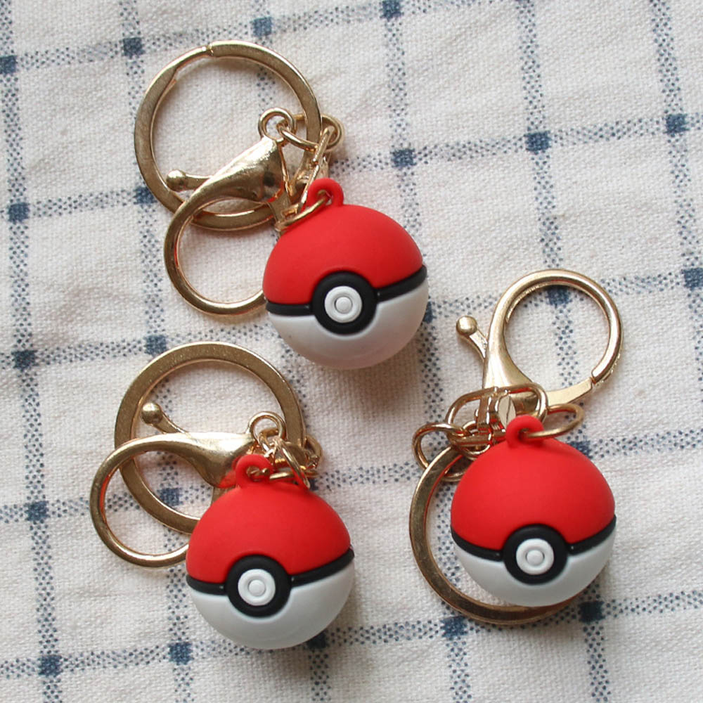 Móc Khóa Hình Quả Bóng Pokemon 2.5cm Dễ Thương