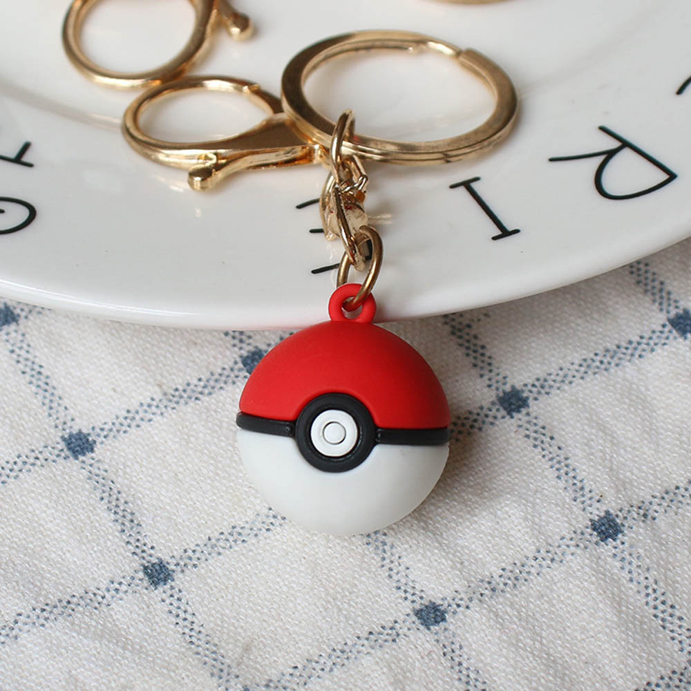 Móc Khóa Hình Quả Bóng Pokemon 2.5cm Dễ Thương