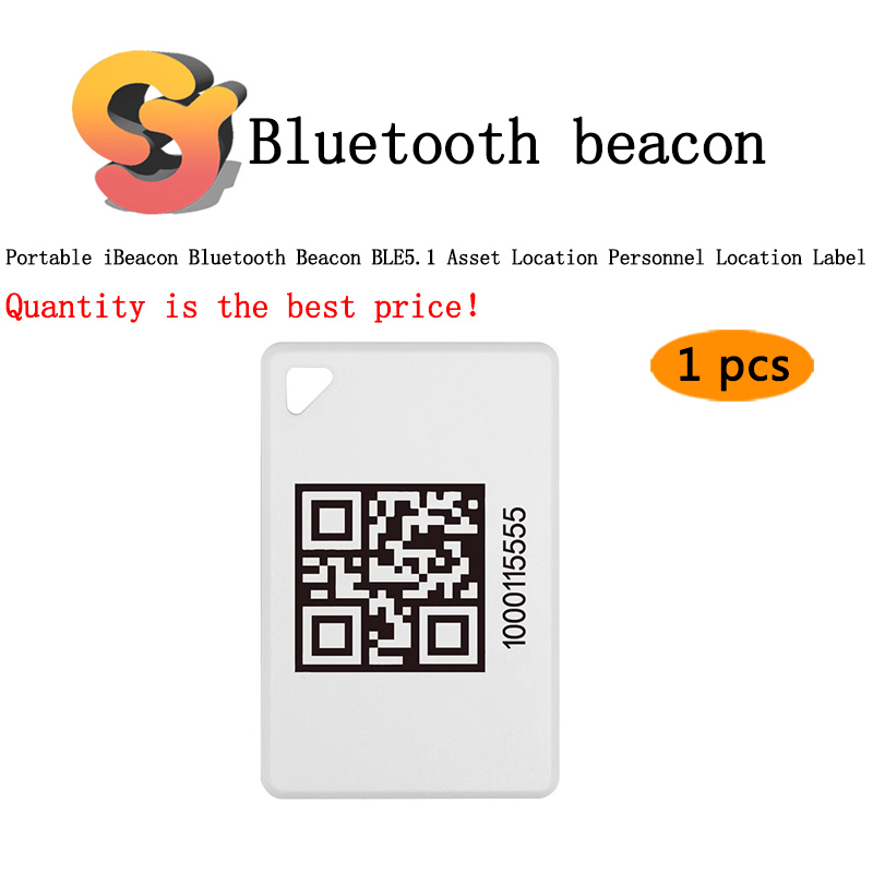 1 Chiếc Di Động iBeacon Bluetooth Beacon BLE5.1 Định Vị Tài Sản