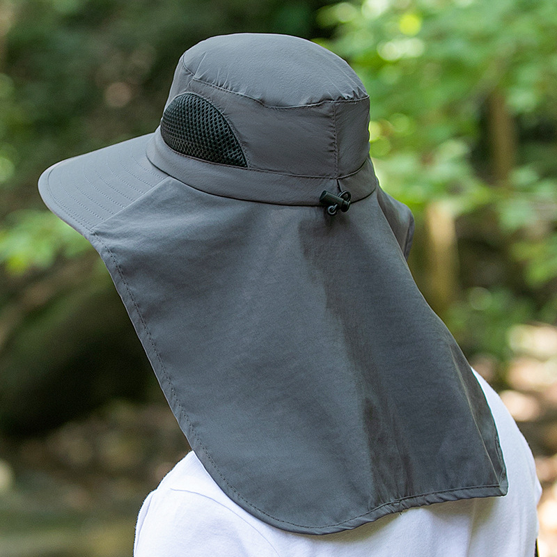 Mũ Rộng Vành Kèm Tấm Che Cổ Chống Nắng Tiện Dụng Cho Hoạt Động Ngoài Trời