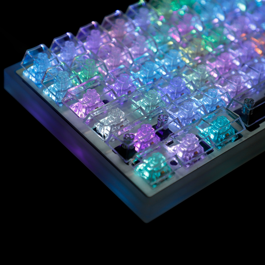 Bộ 116 Phím Thay Thế Bằng PC Trong Suốt Cho Bàn Phím Cơ MX 104 96 87 84 68