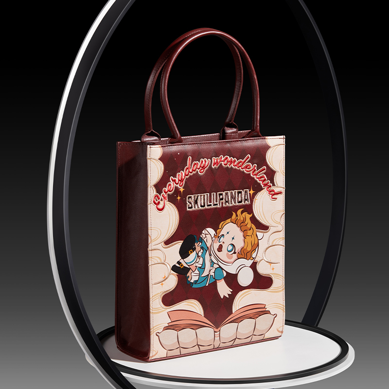 POP MART SKULLPANDA Everyday Wonderland Series-Tote Bag SKULLPANDA Mỗi Ngày Túi Dòng Wonderland