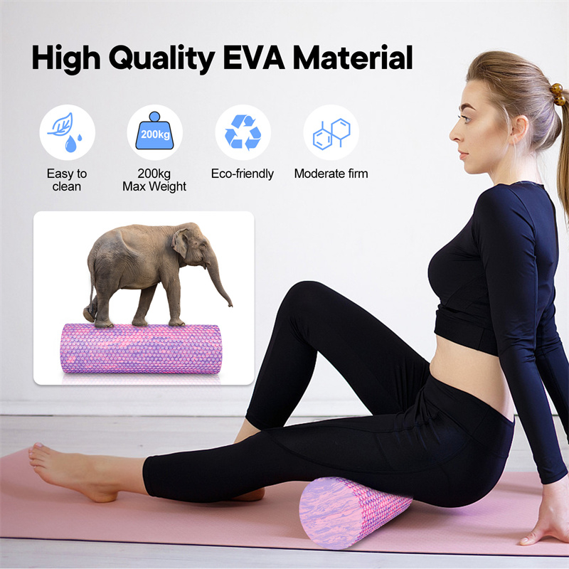Con Lăn Xốp EVA Nhiều Màu Kích Thước 30 / 45 / 60 / 90cm Hỗ Trợ Luyện Tập Yoga / Gym / Thể Hình