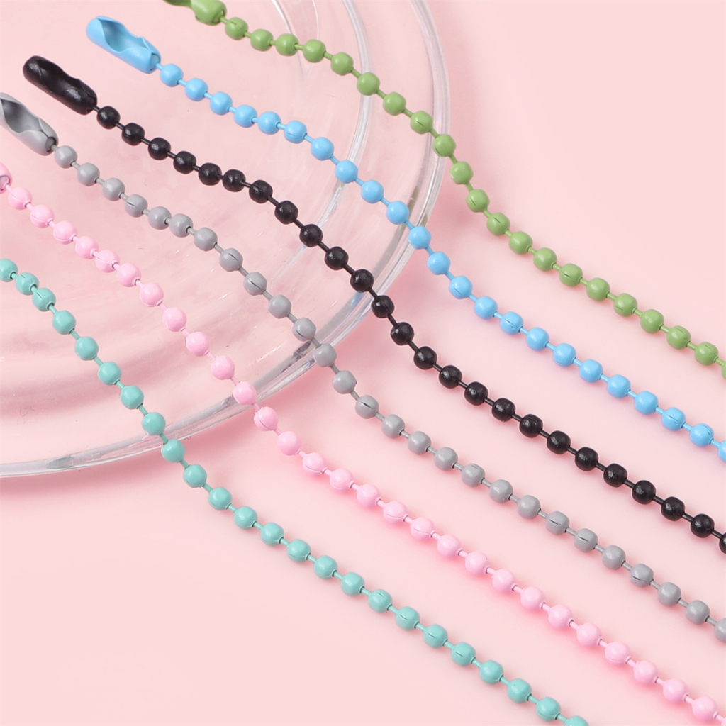 Phụ Kiện Móc Khóa Dây Xích Phun Sơn Thủ Công DIY