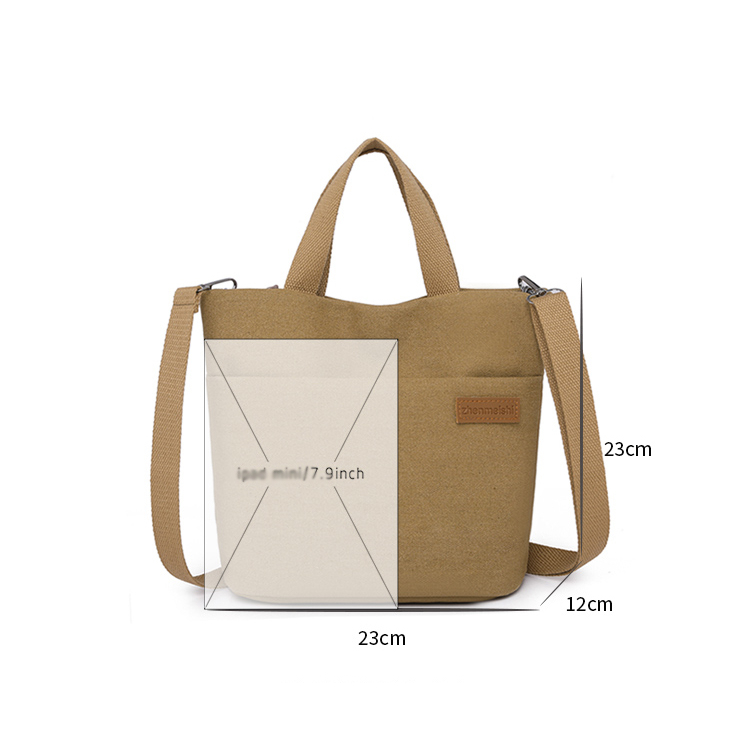 Túi Xách Canvas Cỡ Lớn Thời Trang Hè Xinh Xắn Cho Nữ