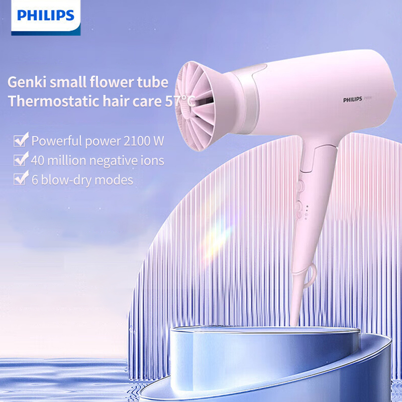 Máy Sấy Tóc Philips BHD388 Công Suất Cao Nhanh Khô 2100W-6 Điều Khiển 1 Vòi Phun Khí