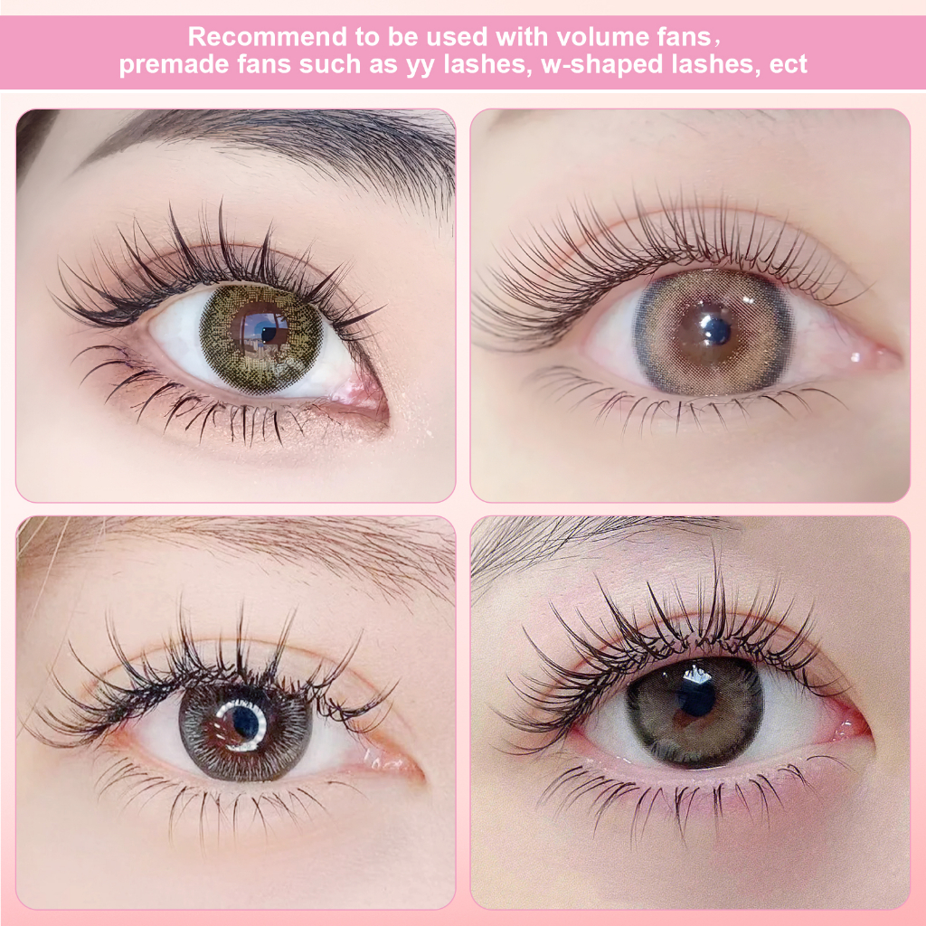 AimeeOran Hộp Lông Mi Giả 5 / 6 / 7Mm Hỗn Hợp Trang Điểm Tự Nhiên Hình Chữ V In Hoạt Hình