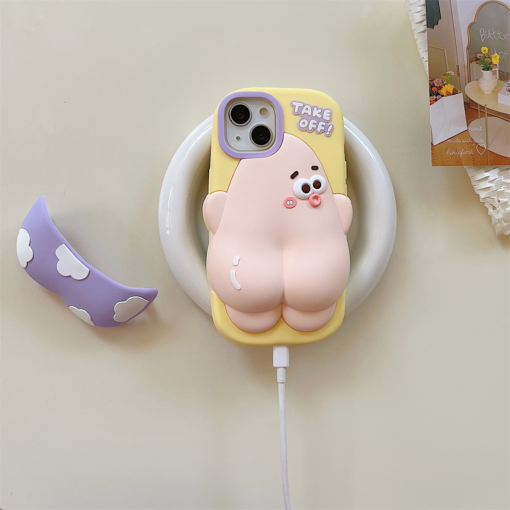Ôp Điện Thoại Silicon Dẻo Họa Tiết Hoạt Hình Quái Vật Dễ Thương Cho iphone 15 pro max 14 pro max 13 pro max 12 pro max Ốp