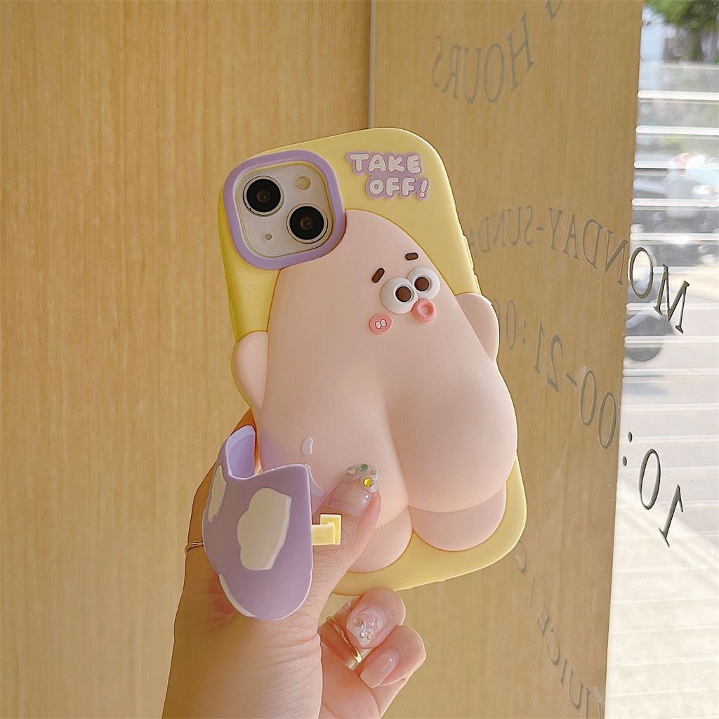 Ôp Điện Thoại Silicon Dẻo Họa Tiết Hoạt Hình Quái Vật Dễ Thương Cho iphone 15 pro max 14 pro max 13 pro max 12 pro max Ốp