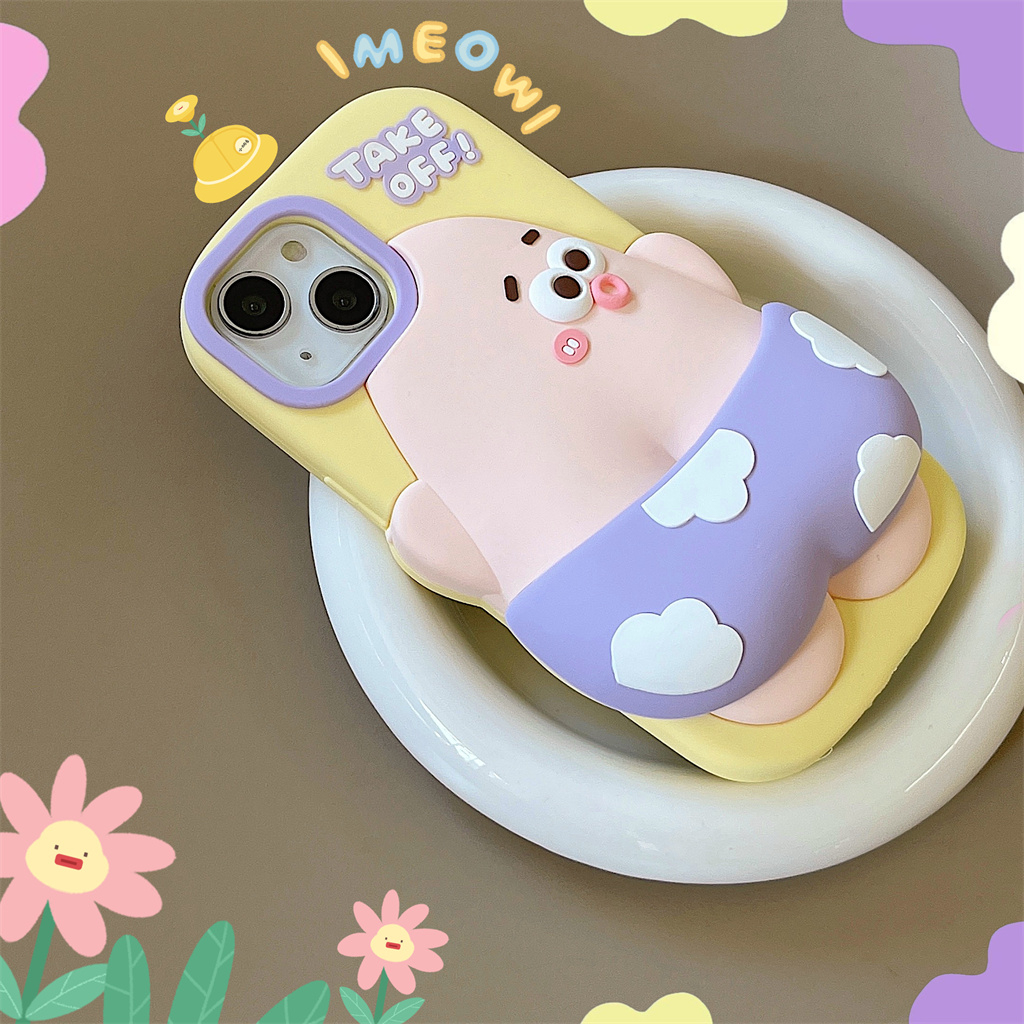 Ôp Điện Thoại Silicon Dẻo Họa Tiết Hoạt Hình Quái Vật Dễ Thương Cho iphone 15 pro max 14 pro max 13 pro max 12 pro max Ốp