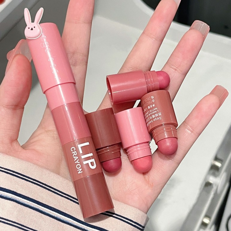 Son Môi Bút Chì 4 Màu CAPUVINI Son Môi Nhung Mờ